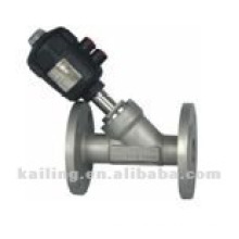 angle valve with flange